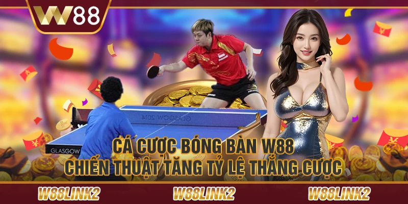 Cá cược bóng bàn W88: Chiến thuật tăng tỷ lệ thắng cược